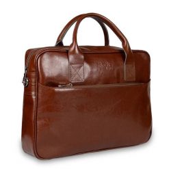 Torba skórzana Pavone Nero Siena 2362 BR brązowa. Brązowe torby na laptopa męskie Pavone Nero, bez wzorów, z materiału, duże. Za 709.99 zł.