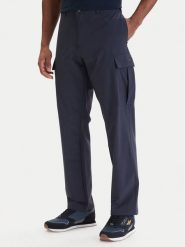 Aeronautica Militare Spodnie cargo 261PA1709UCT04291 Granatowy Comfort Fit. Niebieskie spodnie na co dzień męskie Aeronautica Militare, bez wzorów, z materiału. Za 489.99 zł.