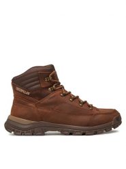 CAT Footwear Trekkingi Threshold Hiker Wp P725960 Brązowy. Brązowe buty trekkingowe męskie CAT Footwear, bez wzorów, ze skóry, bez zapięcia, trekkingowe. Za 599.99 zł.