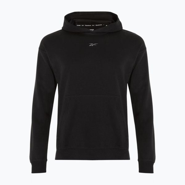 Bluza męska Reebok Athlete Hoodie. Czarne bluzy nierozpinane męskie Reebok, m, bez wzorów, bez ramiączek, bez kaptura. Za 329.99 zł.