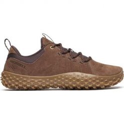 Buty do chodzenia męskie Merrell J007103. Brązowe buty sportowe na co dzień męskie Merrell, m, bez wzorów, z materiału, bez ramiączek, bez kaptura, trekkingowe. Za 668.00 zł.