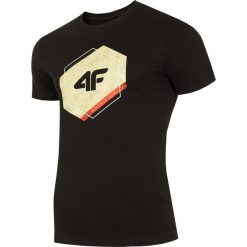 T-shirt męski TSM010 - głęboka czerń. T-shirty męskie marki 4f. Za 49.99 zł.