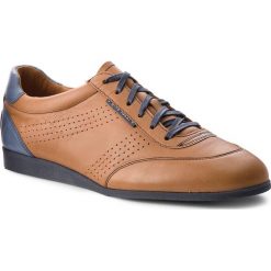 Półbuty GINO ROSSI - Alan MPV491-Y01-8Q8Q-2557-T 82/59. Brązowe codzienne półbuty męskie Gino Rossi, z materiału, eleganckie. W wyprzedaży za 219.00 zł.