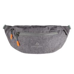 Saszetka - nerka BERGSON GAMMA. Szare saszetki męskie Bergson, bez wzorów. Za 119.99 zł.