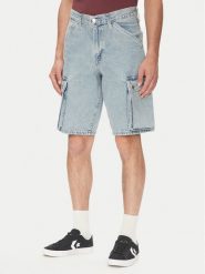 Levi's® Szorty jeansowe 478™ 001GU-0004 Niebieski Baggy Fit. Niebieskie szorty męskie bez wzorów, z bawełny. Za 199.99 zł.