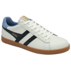 Buty do chodzenia męskie Gola Equipe Ii Leder 2024. Niebieskie buty sportowe na co dzień męskie Gola, m, bez wzorów, z materiału, bez ramiączek, bez kaptura, trekkingowe. Za 381.50 zł.