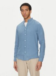 BOSS Koszula 50537369 Niebieski Regular Fit. Niebieskie koszule męskie Boss, m, bez wzorów, ze lnu, bez kołnierzyka, bez ramiączek. Za 239.99 zł.