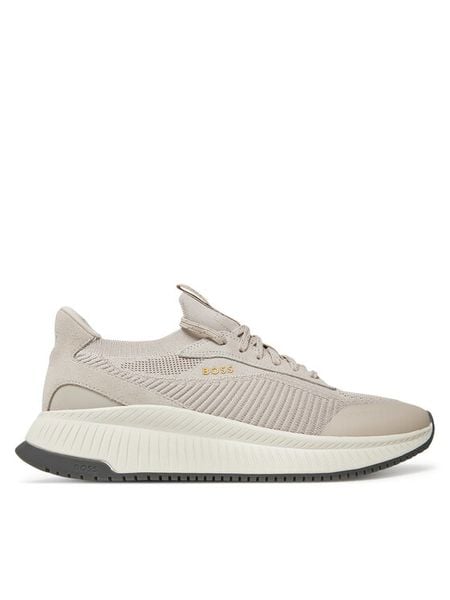 BOSS Sneakersy TTNM EVO 50523113 Beżowy. Brązowe buty sportowe na co dzień męskie Boss, m, bez wzorów, z materiału, bez ramiączek, bez kaptura. Za 699.99 zł.