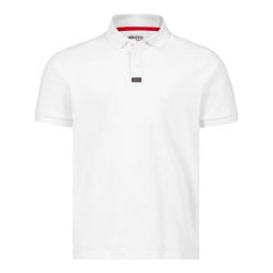 Polo Musto Essential Pique. Białe koszulki polo męskie Musto, m, bez wzorów, bez kołnierzyka, bez ramiączek. Za 265.50 zł.