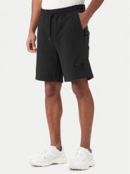 HUGO Szorty materiałowe Darix 50557471 Czarny Relaxed Fit. Czarne szorty męskie Hugo, bez wzorów, z bawełny. Za 379.99 zł.