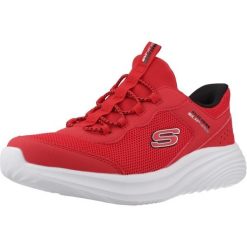 Buty SKECHERS BOUNDER PRO Czerwony. Czerwone buty trekkingowe męskie Skechers, bez wzorów, z syntetyku, bez zapięcia, trekkingowe, skechers sport. Za 216.99 zł.