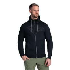 Bluza Kilpi Adelan. Czarne bluzy nierozpinane męskie Kilpi, m, bez wzorów, casualowe, bez ramiączek, bez kaptura. Za 189.67 zł.
