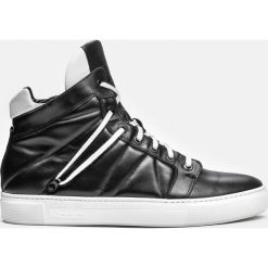 Czarne trampki męskie. Buty sportowe na co dzień męskie marki Kazar. Za 569.00 zł.