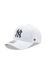 47 Brand Czapka z daszkiem MLB New York Yankees '47 MVP SNAPBACK B-MVPSP17WBP-WHM Biały. Białe czapki męskie 47 Brand, bez wzorów, z materiału. Za 79.99 zł.
