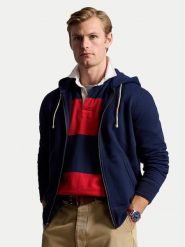 Polo Ralph Lauren Bluza 710813297004 Granatowy Regular Fit. Niebieskie bluzy rozpinane męskie Polo Ralph Lauren, m, bez wzorów, z bawełny, bez ramiączek, bez kaptura. Za 799.99 zł.