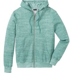 Bluza rozpinana z kapturem bonprix jasnozielony melanż. Bluzy z kapturem męskie marki bonprix. Za 79.99 zł.