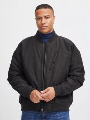 Blend Kurtka bomber 20716181 Czarny Regular Fit. Czarne kurtki męskie Blend, m, bez wzorów, z bawełny, bez ramiączek, bez kaptura. Za 289.99 zł.