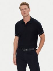 BOSS Polo H-Jianluca 50537654 Granatowy Regular Fit. Niebieskie koszulki polo męskie Boss, m, bez wzorów, z bawełny, bez kołnierzyka, bez ramiączek. Za 389.99 zł.