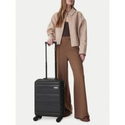 Walizka kabinowa GINO ROSSI. Czarne walizki męskie Gino Rossi, bez wzorów. Za 259.99 zł.