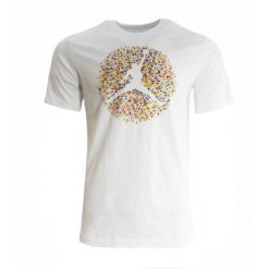 Koszulka sportowa męska Air Jordan Flight Essentials biała - FN6006-100. Białe t-shirty sportowe męskie Jordan, m, bez wzorów, sportowe, bez ramiączek. Za 135.70 zł.
