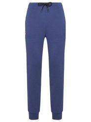 K-Way Spodnie dresowe Bishop K31313W Granatowy Slim Fit. Niebieskie spodnie dresowe męskie K-Way, bez wzorów, z bawełny. Za 299.99 zł.
