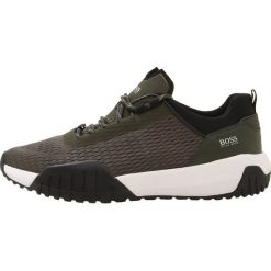 BOSS ATHLEISURE STORM RUNN ACT Sneakersy niskie dark green. Zielone buty sportowe na co dzień męskie BOSS ATHLEISURE, z materiału. Za 819.00 zł.