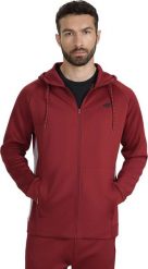 Bluza męska 4F FNK M587 ciemna czerwień 4FWAW25TFSWM587 61S L. Czerwone bluzy nierozpinane męskie 4f, l, bez wzorów, bez ramiączek, bez kaptura. Za 199.98 zł.