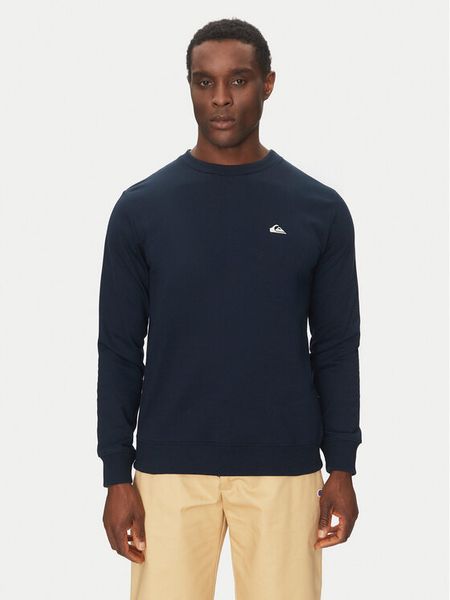 Quiksilver Bluza EQYFT04953 Granatowy Regular Fit. Niebieskie bluzy nierozpinane męskie Quiksilver, m, bez wzorów, z syntetyku, bez ramiączek, bez kaptura. Za 99.99 zł.