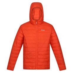 Męska Kurtka Pikowana Z Kapturem + Worek Hillpack. Brązowe kurtki męskie Regatta, m, bez wzorów, sportowe, bez ramiączek, z kapturem. Za 108.99 zł.
