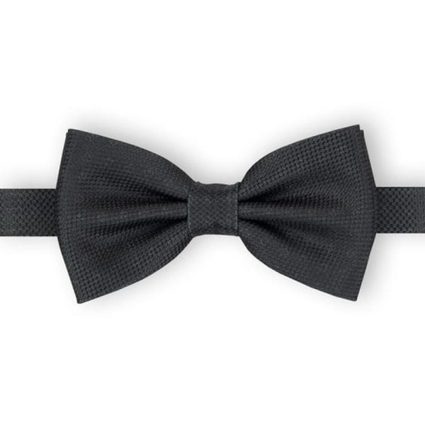 Męska Mucha - His Story - Antracytowa. Szare krawaty i muchy męskie His Story, z aplikacjami, z mikrofibry, eleganckie. Za 45.00 zł.