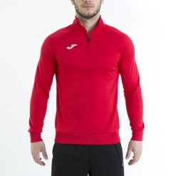 Bluza piłkarska męska Joma Faraon. Czerwone bluzy nierozpinane męskie Joma, m, bez wzorów, sportowe, bez ramiączek, bez kaptura. W wyprzedaży za 125.00 zł.