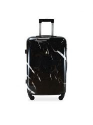 Semi Line Walizka duża T5730-3 Czarny. Czarne walizki męskie Semi-line, bez wzorów, z tworzywa sztucznego, duże. Za 249.99 zł.
