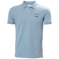 Polo Helly Hansen Toulon Graphic. Niebieskie koszulki polo męskie Helly Hansen, m, bez wzorów, bez kołnierzyka, bez ramiączek. Za 333.50 zł.