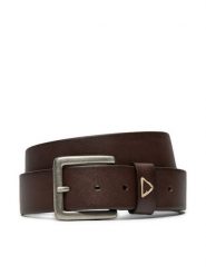 Guess Pasek Męski BMOALE P4440 Brązowy. Brązowe paski męskie Guess, z aplikacjami, ze skóry. Za 189.99 zł.