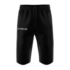 Czarne Spodenki Sportowe Givova 4XL - Lekkie i Oddychające. Czarne szorty sportowe męskie Givova, bez wzorów, sportowe. Za 159.99 zł.