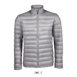 Kurtka puchowa Sol's Wilson. Szare kurtki męskie SOL'S, m, bez wzorów, z puchu, bez ramiączek, bez kaptura. W wyprzedaży za 419.50 zł.