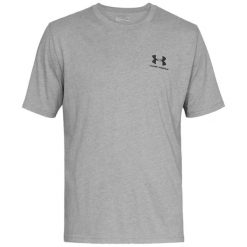 Koszulka Under Armor Sportstyle Lewa Dorosłych. Czarne t-shirty sportowe męskie Under Armour, s, bez wzorów, sportowe, bez ramiączek. Za 145.50 zł.