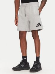 Adidas Szorty sportowe Z.N.E. JJ4892 Szary Regular Fit. Szare szorty sportowe męskie ADIDAS, bez wzorów, z bawełny, sportowe. Za 159.99 zł.