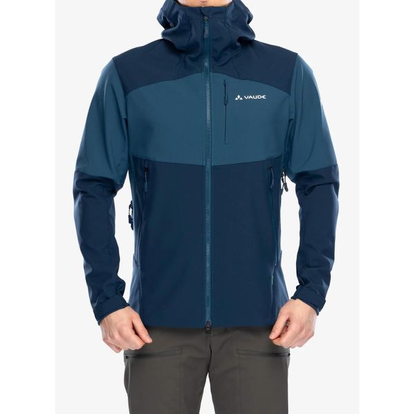 Kurtka softshell męska Vaude Roccia Softshell Jacket II. Zielone kurtki męskie Vaude, m, bez wzorów, z softshellu, sportowe, bez ramiączek, bez kaptura. Za 707.99 zł.