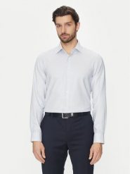 Michael Kors Koszula MK0DS01530 Biały Slim Fit. Białe koszule męskie Michael Kors, m, bez wzorów, z bawełny, bez kołnierzyka, bez ramiączek. Za 299.99 zł.