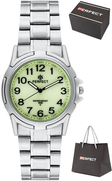 Zegarek Perfect P011-04 męski świecąca tarcza . Zegarki męskie Perfect. Za 89.00 zł.