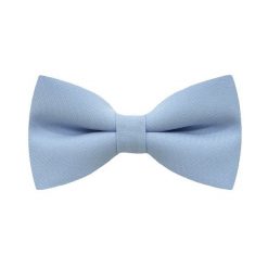 Mucha Męska - His Story - Błękitna. Niebieskie krawaty i muchy męskie His Story, z aplikacjami, z mikrofibry, eleganckie. Za 45.00 zł.