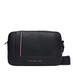 Saszetka Tommy Hilfiger. Czarne saszetki męskie Tommy Hilfiger, bez wzorów, młodzieżowe, małe. Za 369.99 zł.