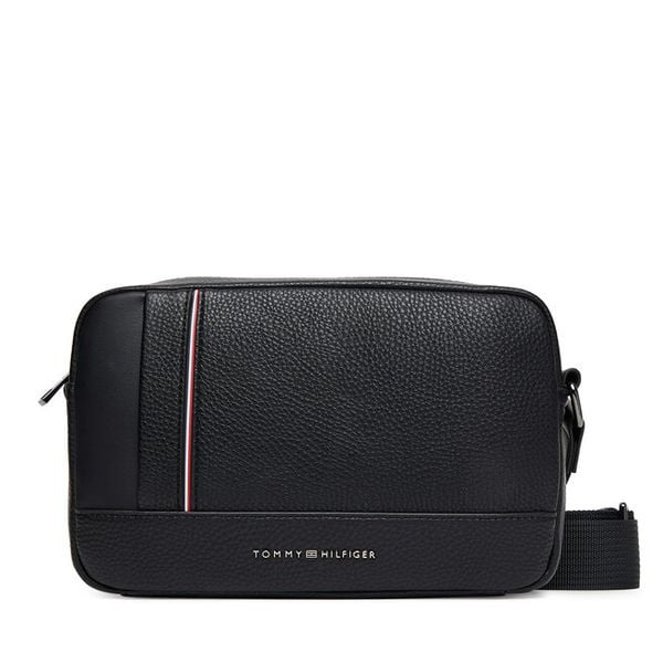 Saszetka Tommy Hilfiger. Czarne saszetki męskie Tommy Hilfiger, bez wzorów, małe. Za 299.99 zł.