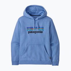 Bluza Patagonia P-6 Logo Uprisal. Niebieskie bluzy nierozpinane męskie Patagonia, m, bez wzorów, bez ramiączek, bez kaptura. Za 349.99 zł.
