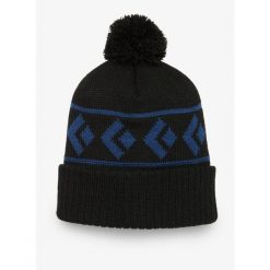 Czapka zimowa Black Diamond Tom Pom Beanie - black. Czarne czapki męskie Black Diamond, na zimę, bez wzorów, sportowe. Za 109.99 zł.