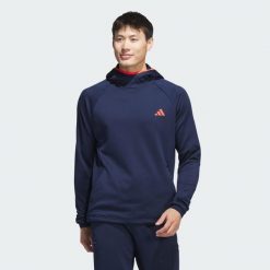 Bluza z kapturem COLD.RDY. Niebieskie bluzy z kapturem męskie ADIDAS, xs, bez wzorów, z materiału, z kapturem. W wyprzedaży za 208.70 zł.