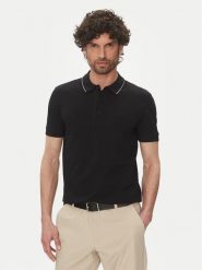 BOSS Polo Paule 4 50506195 Czarny Slim Fit. Czarne koszulki polo męskie Boss, m, bez wzorów, z bawełny, bez kołnierzyka, bez ramiączek. Za 309.99 zł.