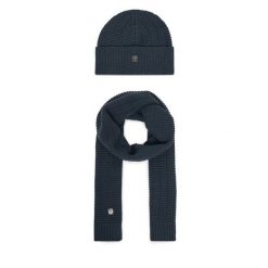 Zestaw Szalik i Czapka JOOP!. Niebieskie czapki męskie JOOP!, na zimę, bez wzorów. Za 489.99 zł.