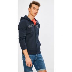 Tommy Hilfiger - Bluza. Szare bluzy z kapturem męskie marki Tommy Hilfiger, l, z nadrukiem, z bawełny, z kapturem. Za 399.90 zł.